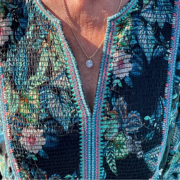 Johnny Was Other - JOHNNY WAS Floral Patterned Women's Dress / Swim Top